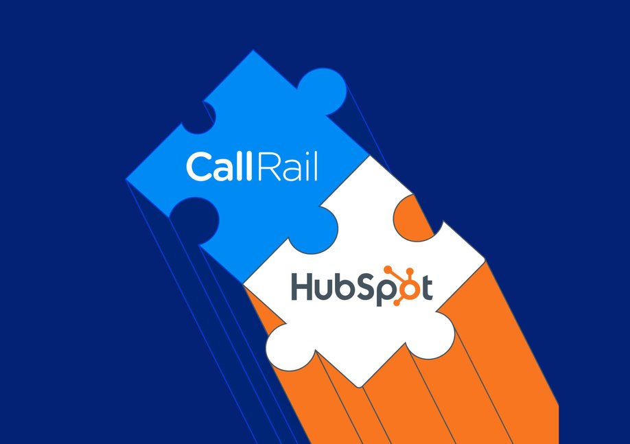 CallRail and HubSpot puzzle pieces fitting together