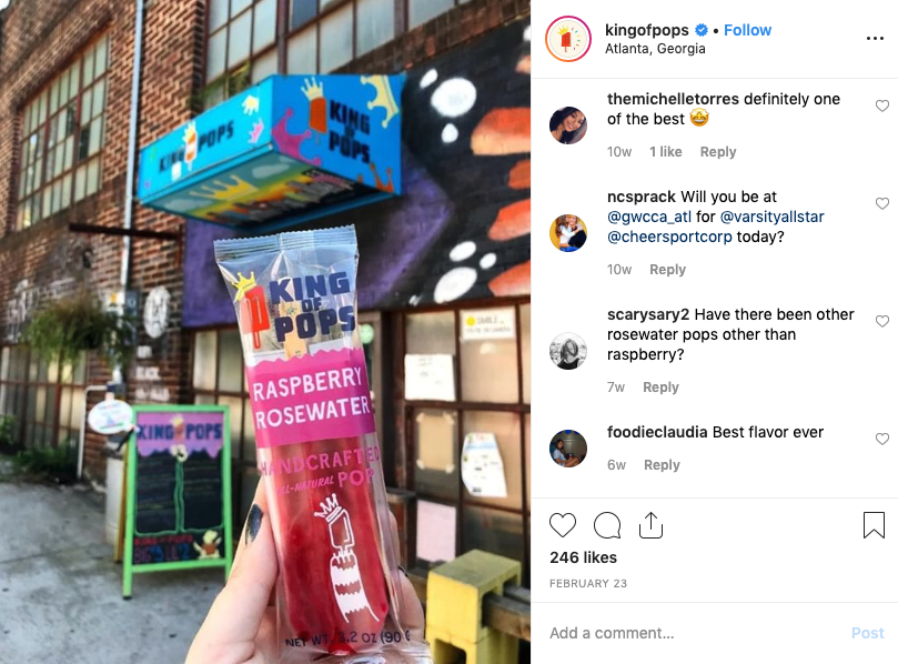 King of Pops on Instagram