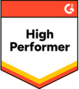 G2 high performer badge