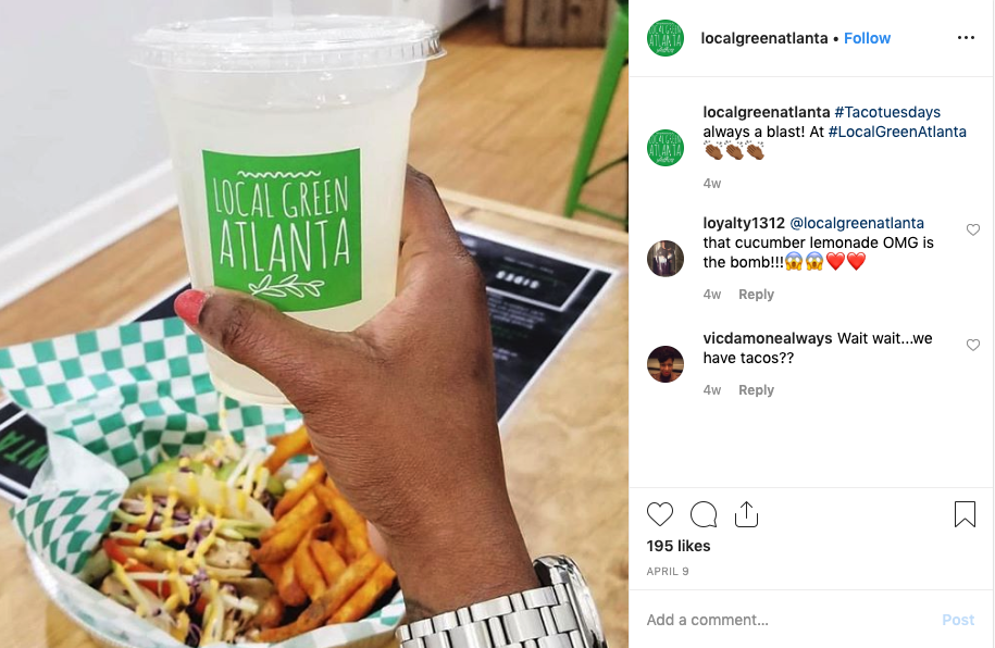 Local Green Atlanta on instagram