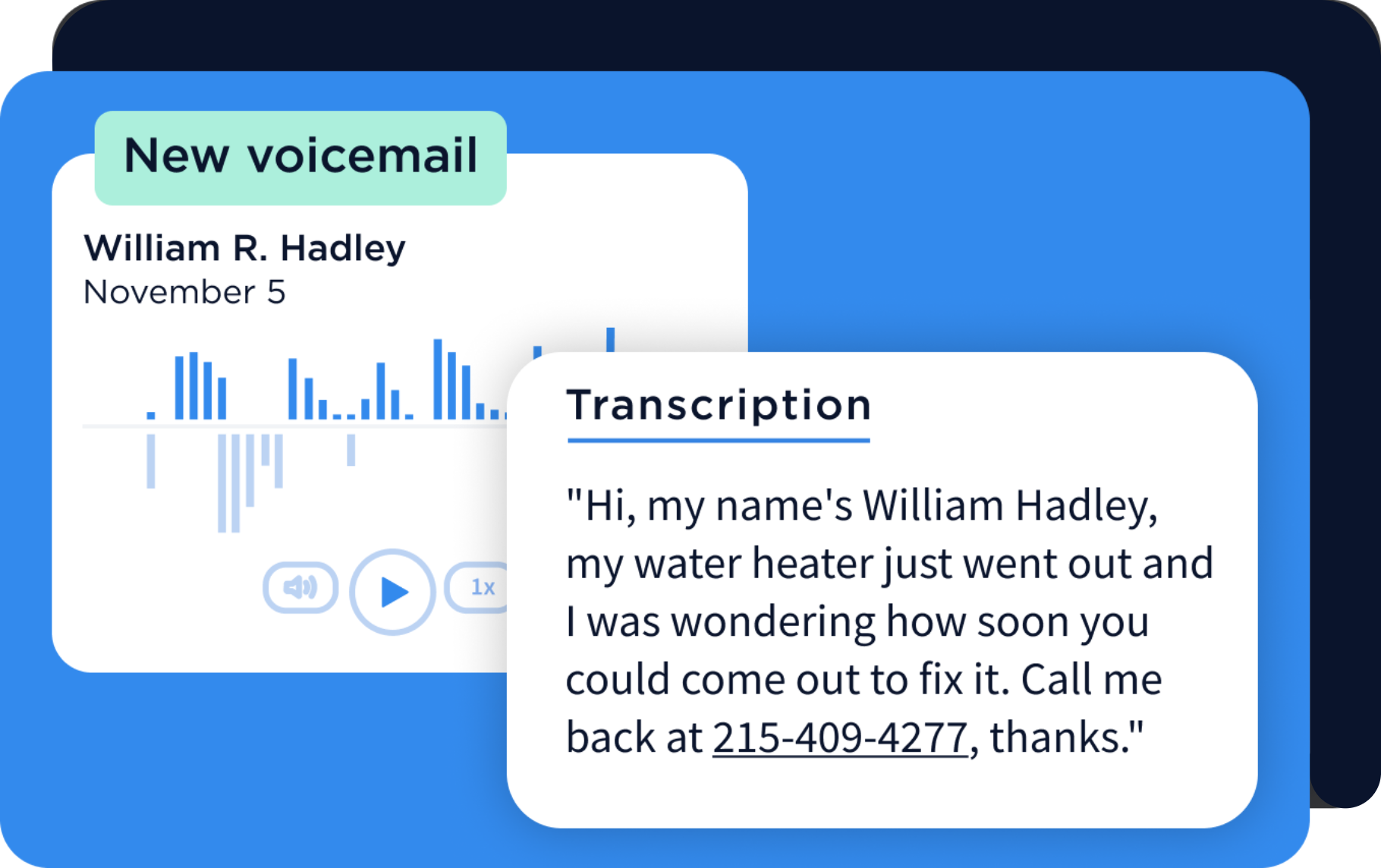 ai call transcription