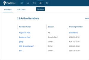 phone numbers for different marketing campaigns