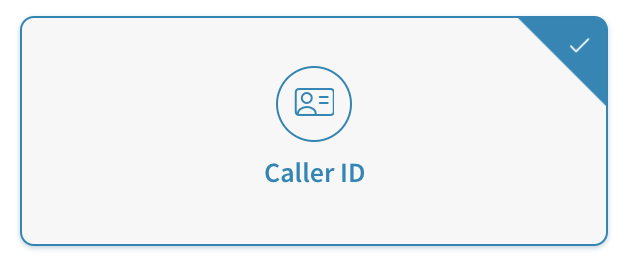 Caller ID for call tracking