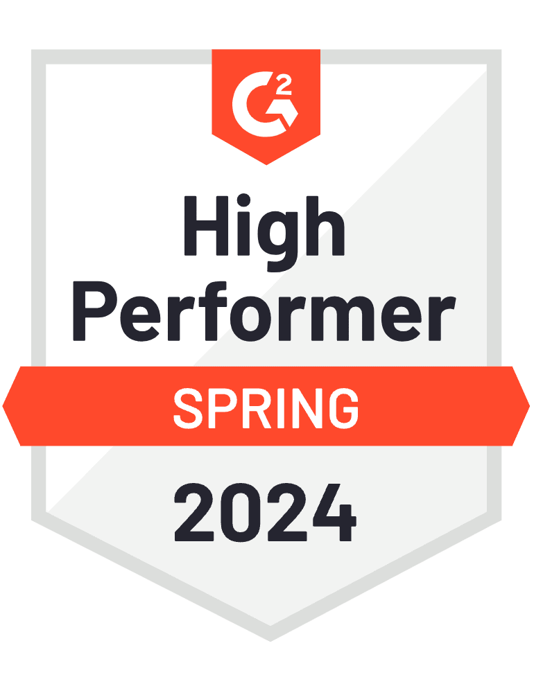 G2 High Performer Winter 2023 badge