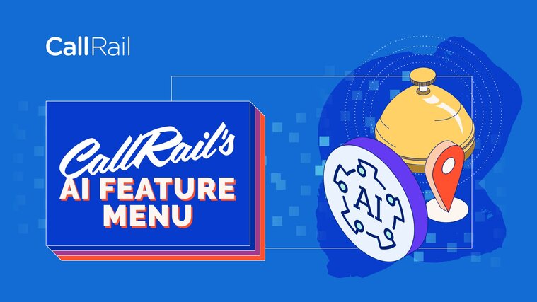 CallRail's AI Feature Menu