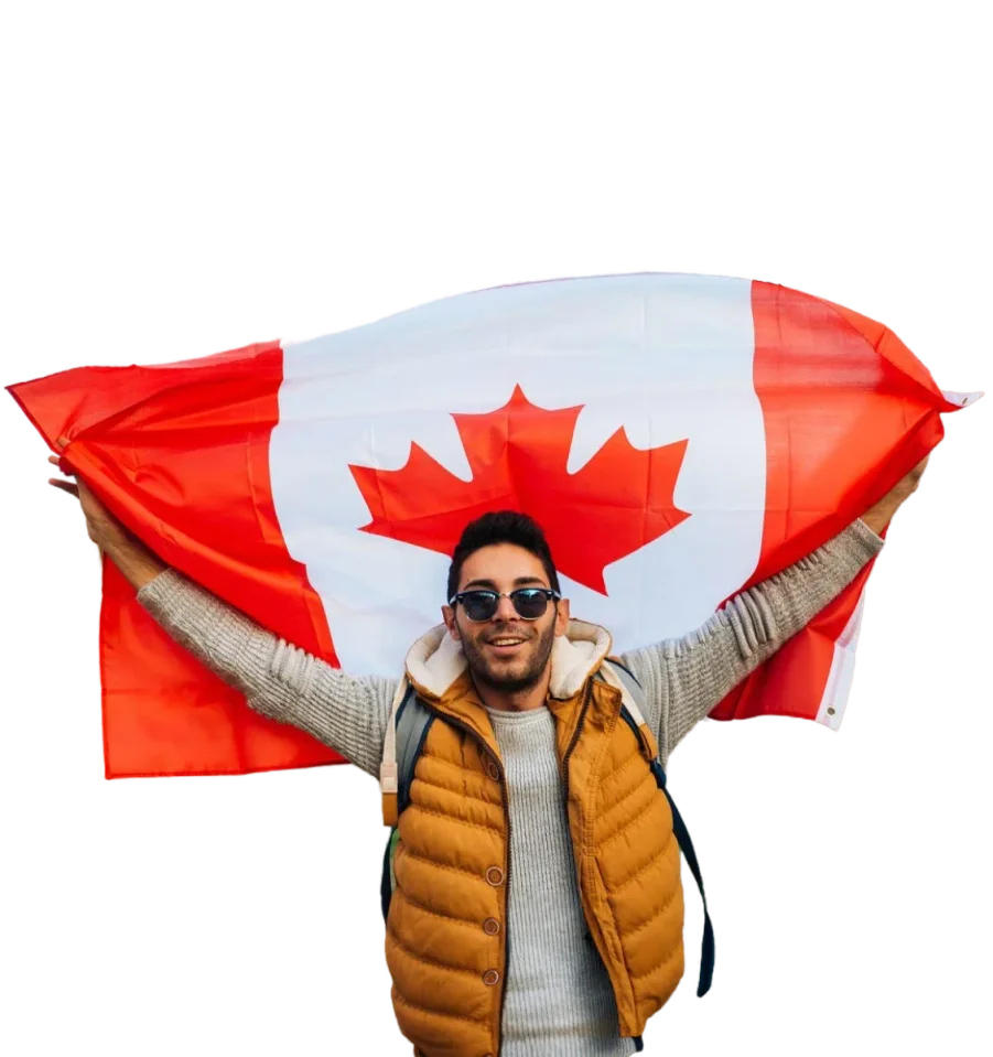 Pessoa canadense solicita visto para Portugal