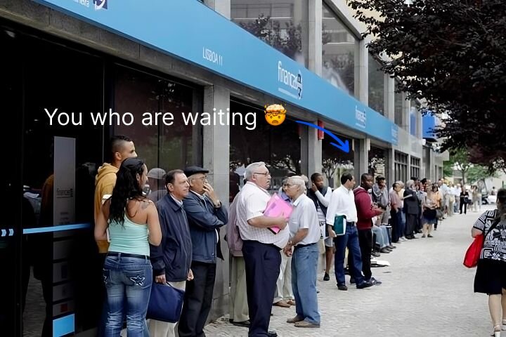 Financas queue to get your portuguese NIF