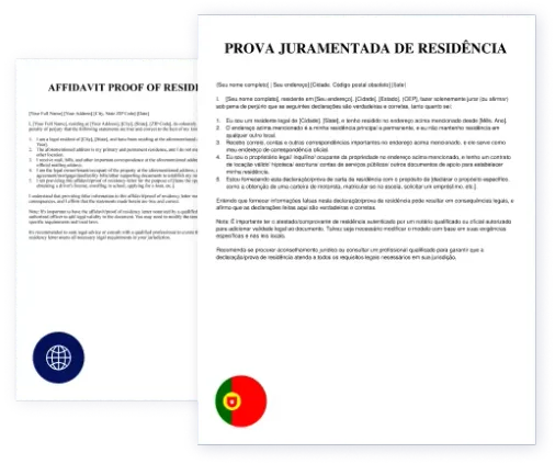 Document traduit en portugais