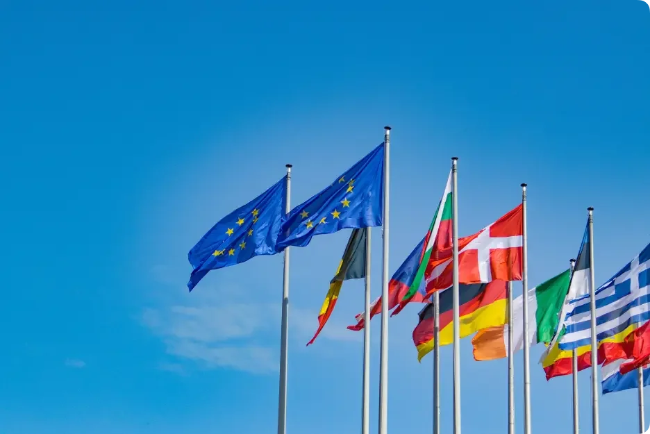 European flags