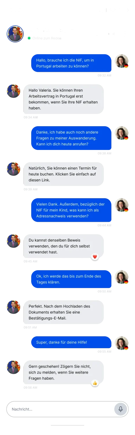 Support-Gespräch 