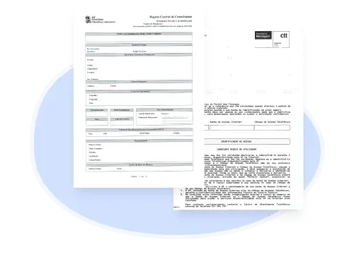 NIF and password document