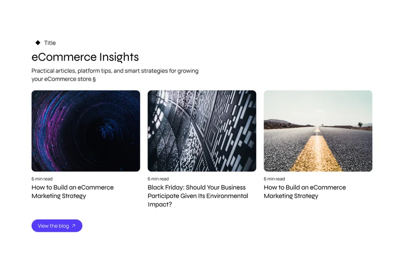 How to Build an eCommerce Marketing Strategy