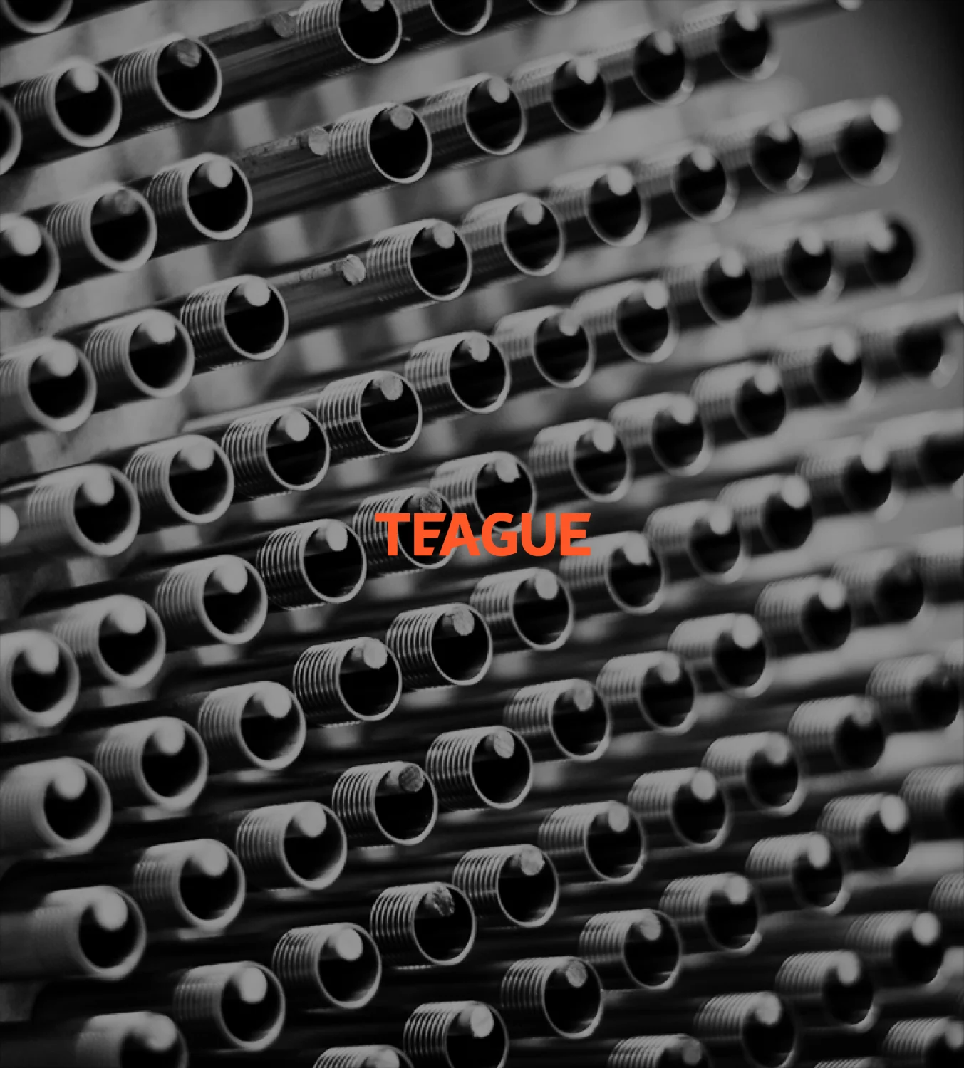 Teague Chokes manufacturing production line with precision-engineered chokes in organized rows