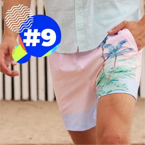 Even Mid Rise Denim Shorts