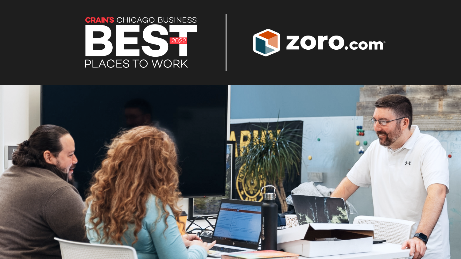 Zoro.com Named to Crain's 2022 Best Places to Work in Chicago List