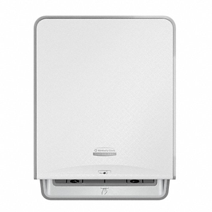 Towel Dispenser with White Faceplate