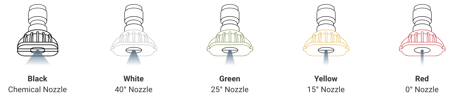 Black and White nozzle illustration image