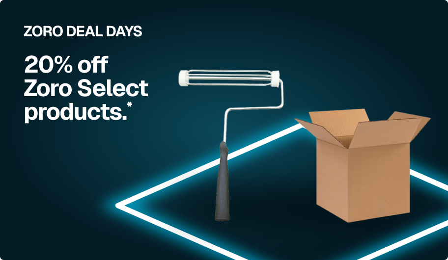 20% off Zoro Select products.*
