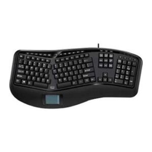 Partially split keyboard