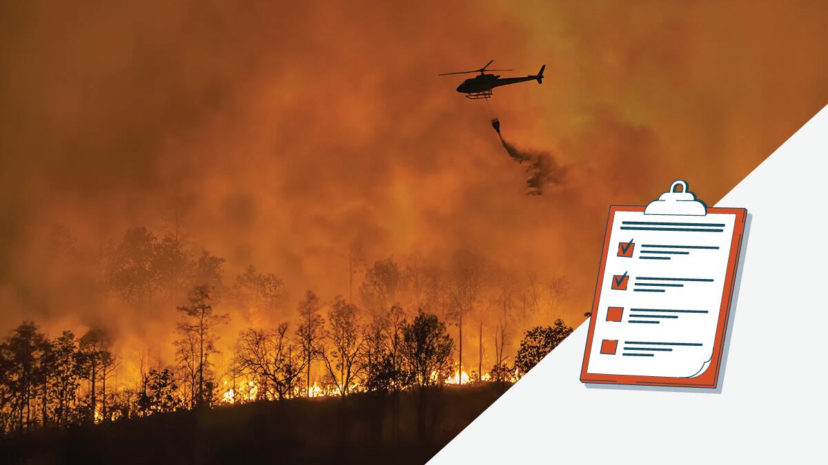 Wildfire Preparedness Supplies Checklist