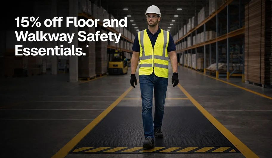 15% off Floor and Walkway Safety Essentials.*