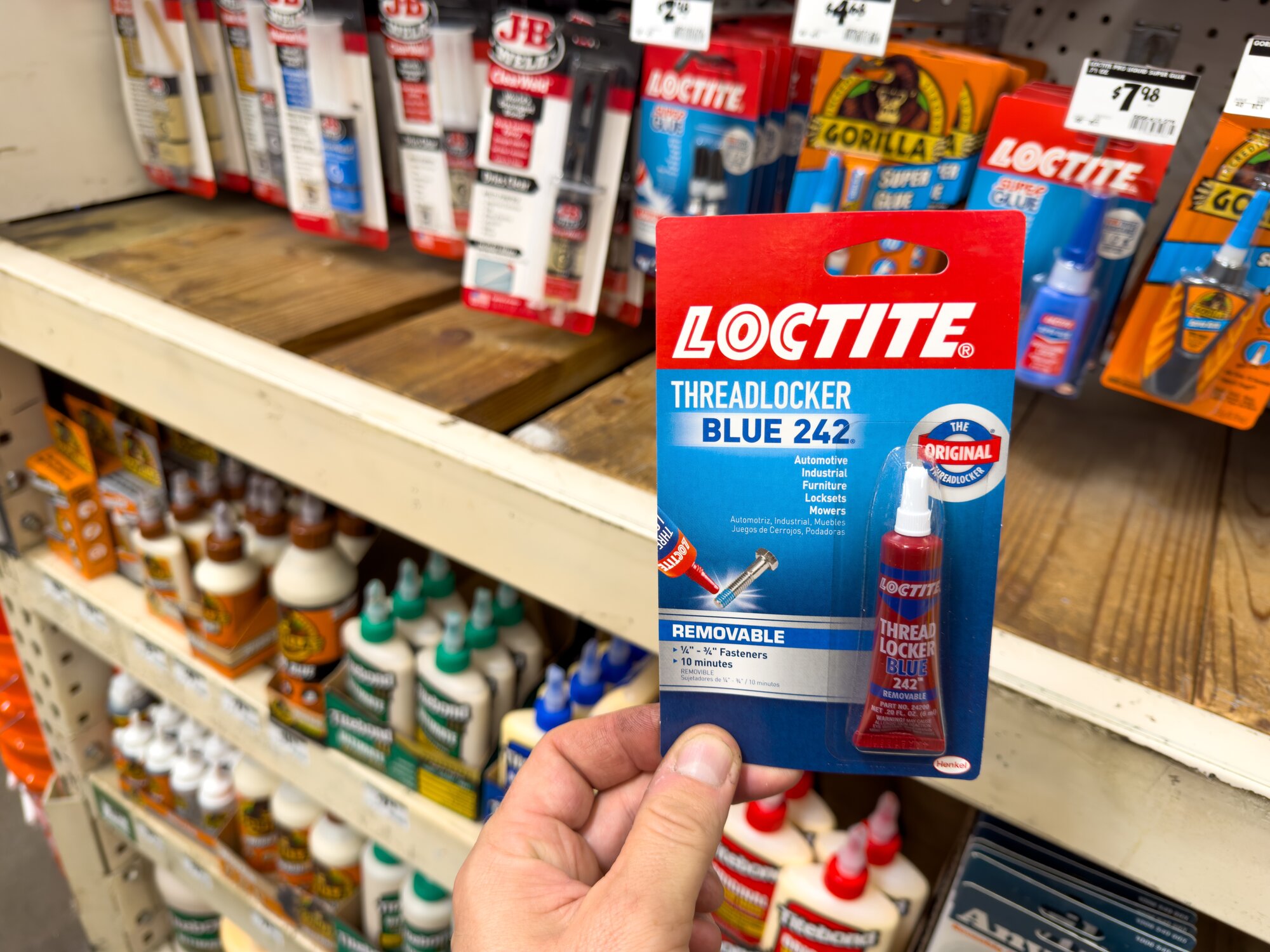 Blue vs Red Loctite