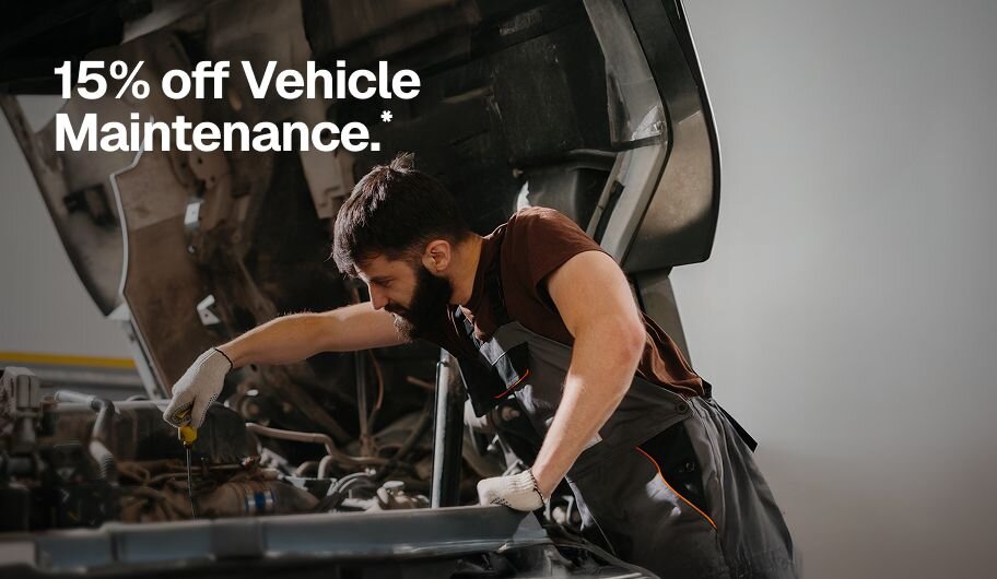 15% off Vehicle Maintenance.*