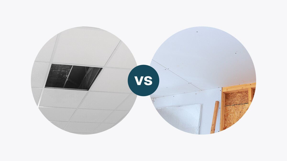 Drop Ceiling vs. Drywall: Which Commercial Ceiling Option Fits Your Facility?