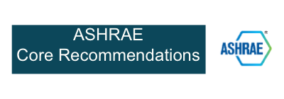 ASHRAE recommendations and logo