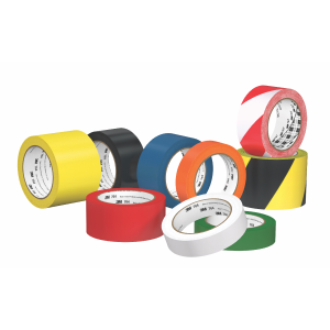 image of various floor marking tapes in different colors and widths