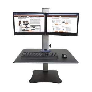 dual monitor standing desk