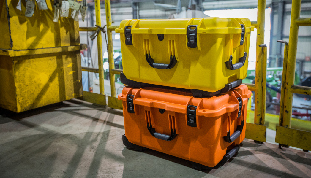 orange and yellow nanuk cases
