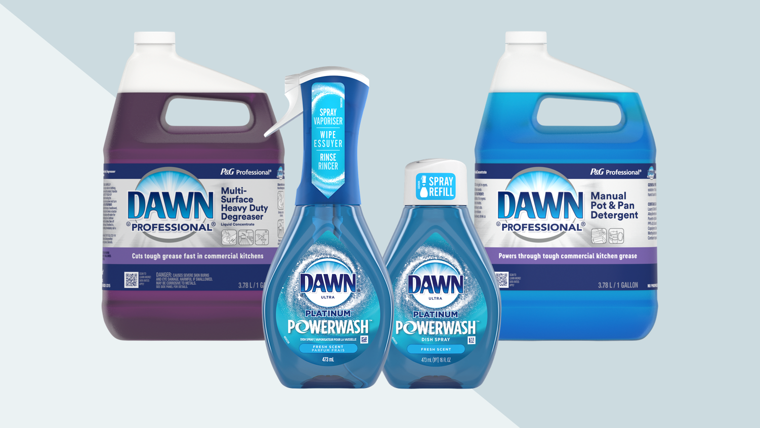 Keep Your Commercial Kitchen Sparkling Clean with Dawn Professional