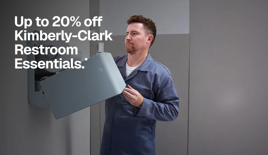 Up to 20% off Kimberly-Clark Restroom Essentials.*