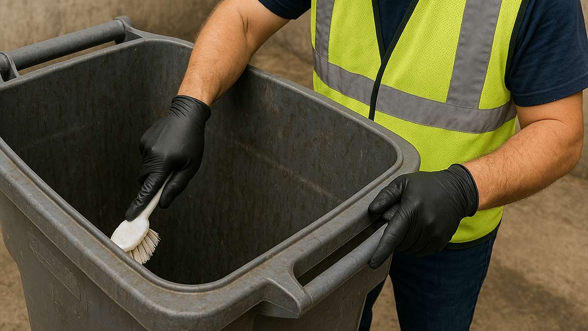 How to Deodorize a Commercial or Industrial Trash Can