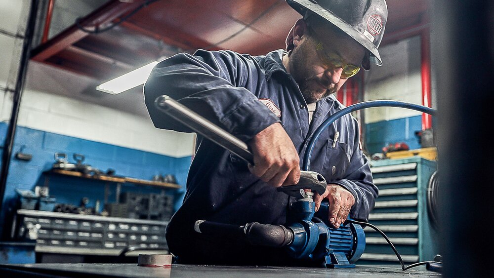 processing plant - engineer ordering safety equipment on zoro.com website