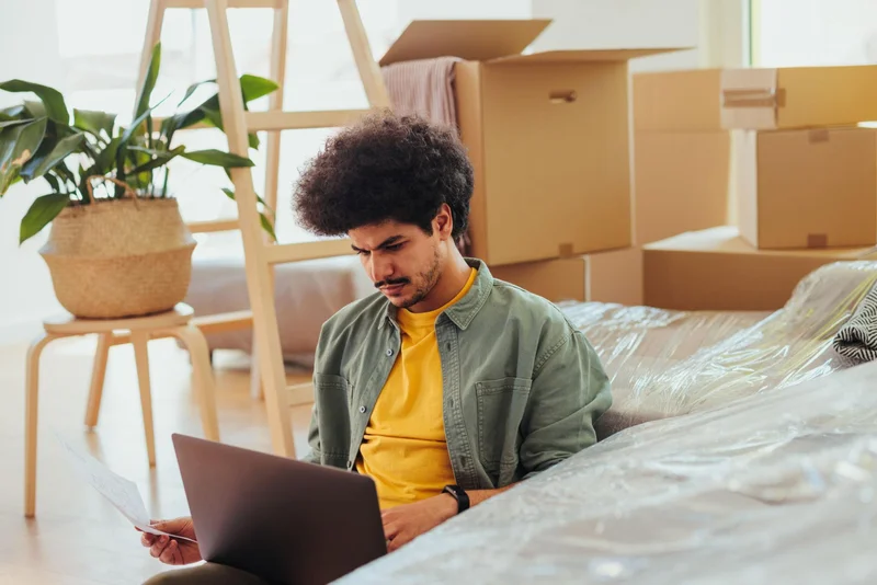 Renter preparing to move out