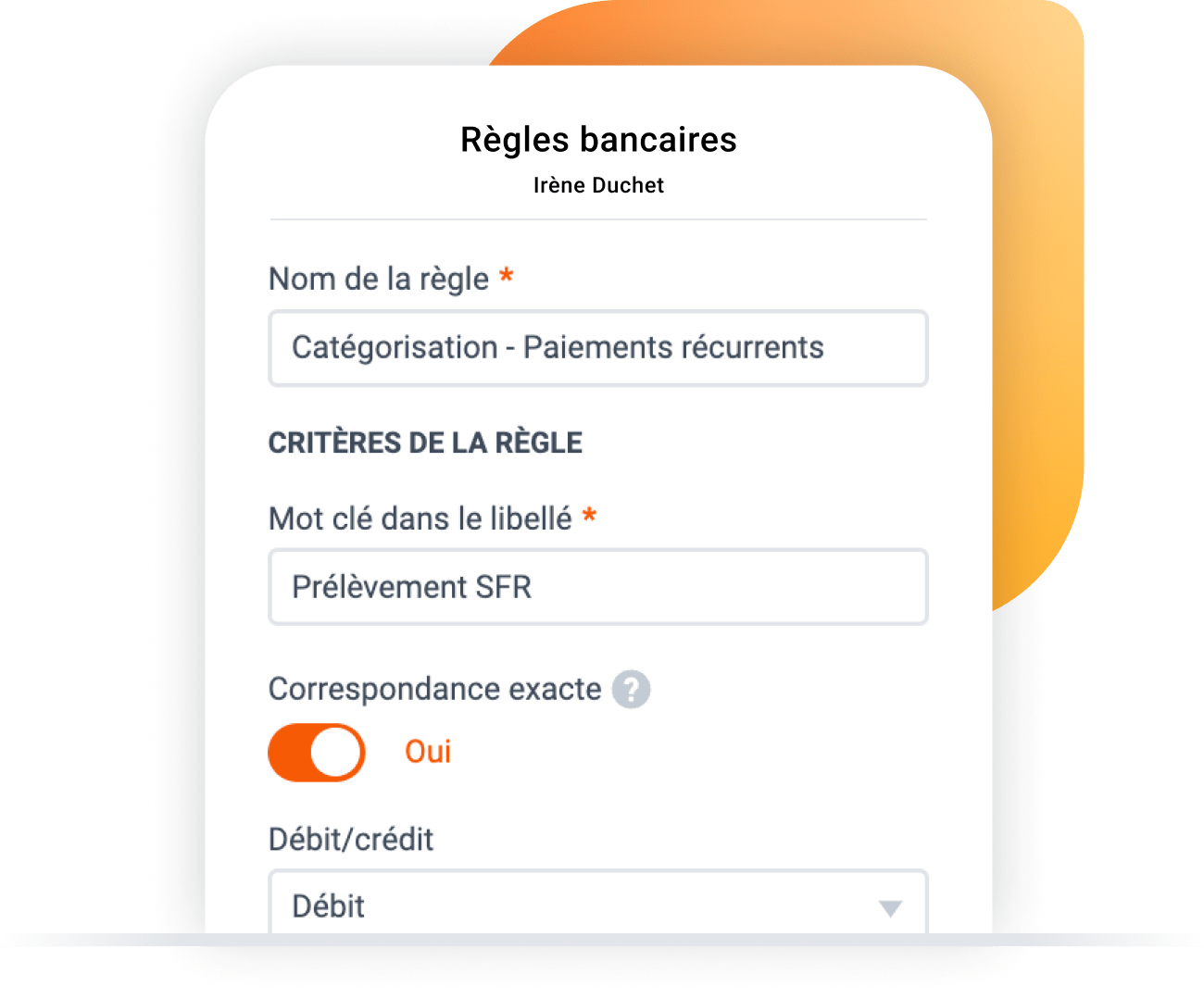 Simplifier le contrôle des données bancaires