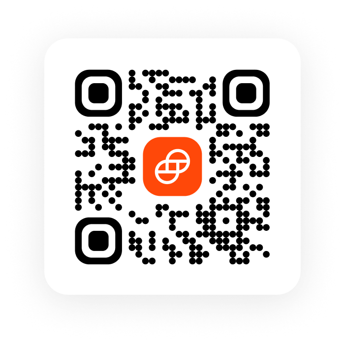 QR code to download the Gemini app