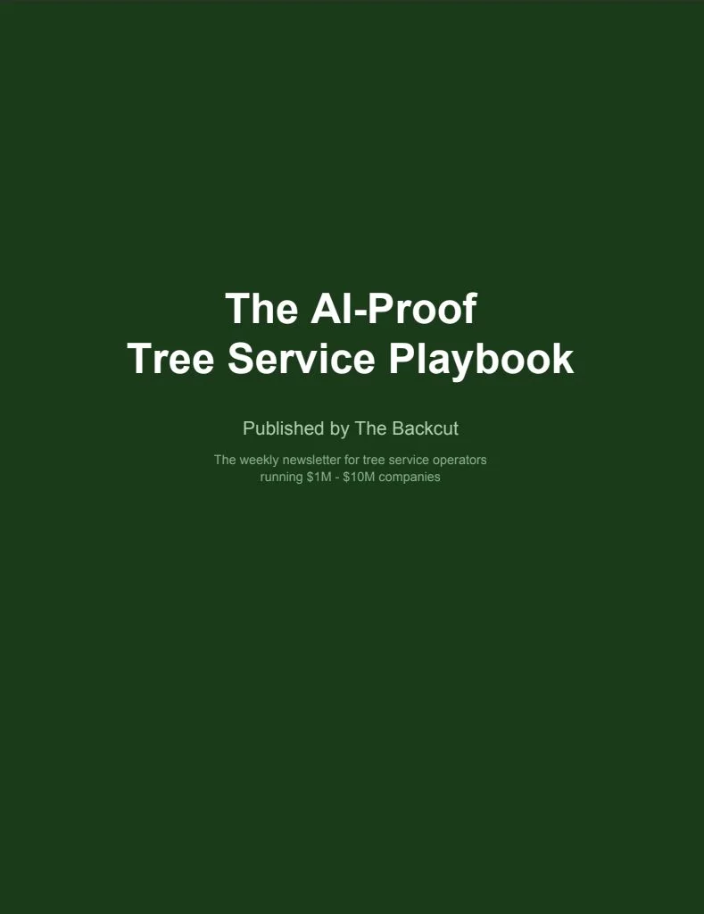 AI-Proof Tree Service Playbook