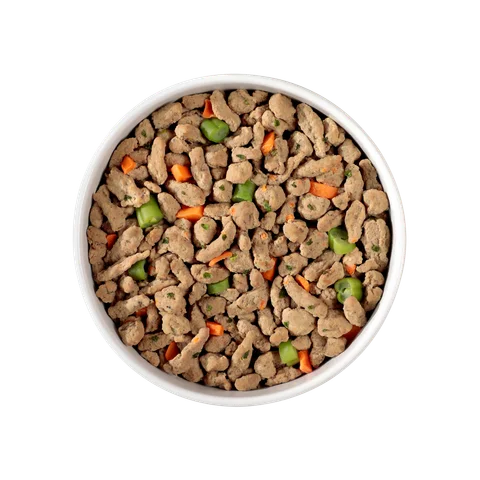small breed: beef, turkey & lamb recipe with green beans, carrots & whole grain