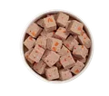 Image of a bowl containing complete nutrition chicken recipe with wholesome grains