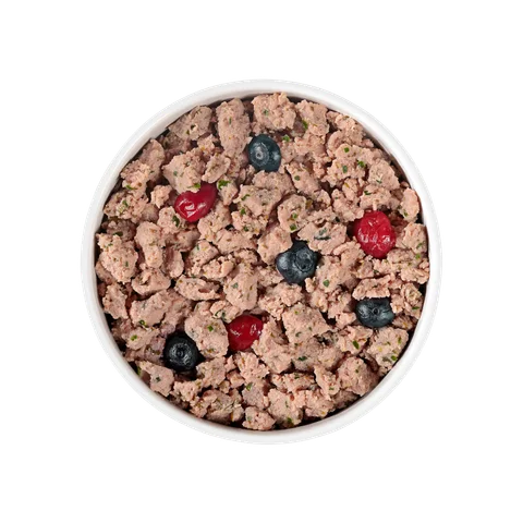 grain free turkey recipe with spinach, cranberries & blueberries