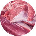 Fresh lamb meat