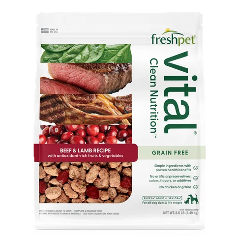 grain free beef & lamb recipe with antioxidant-rich fruits & vegetables