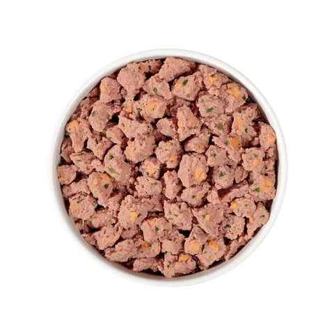 puppy: chicken, beef & salmon recipe with sweet potatoes & spinach