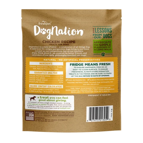 Dognation® chicken treats for dogs