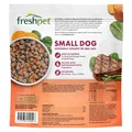 Back package image of Freshpet Small Dog Beef & Egg Recipe with Green Beans & Sweet Potatoes