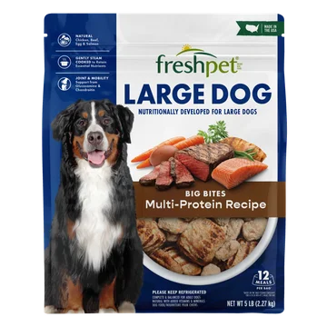 large dog multi-protein recipe