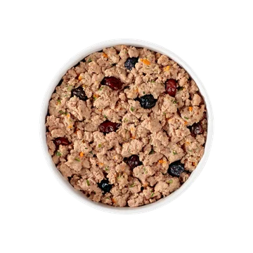 small breed: chicken & turkey recipe with cranberries & blueberries